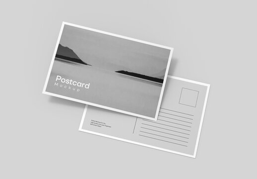A6 Postcard Mockup