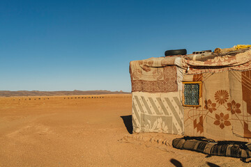 Blanket Covered Desert Dwelling