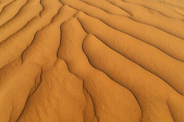 Close-Up of Sand Dune Texture
