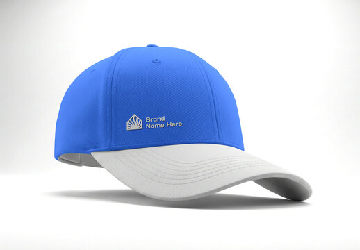 Floating Baseball Cap Mockup