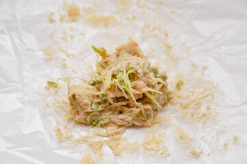 旬の味　採れたてわさび芋のわさび漬け