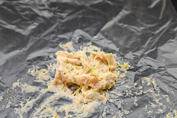 旬の味　採れたてわさび芋のわさび漬け