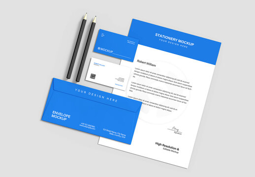 Stationery Branding Mockup Template