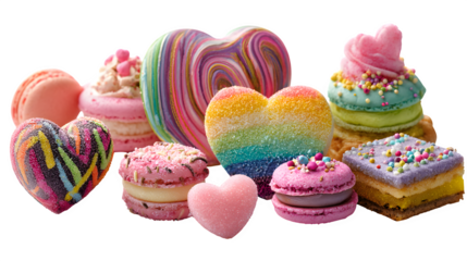 cupcakes on a white background