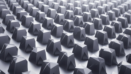 Obraz premium Geometric Pyramid Grid