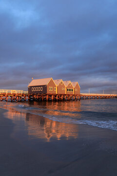 Busselton Jetty. Foreshore of Busselton. Western Australia.