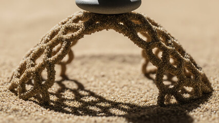Fototapeta premium Sand Dome Sculpture