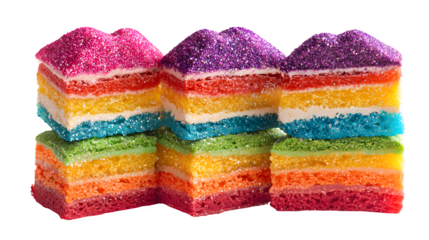 colorful woolen mittens