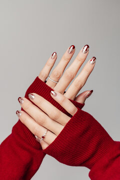 Halloween Blood-Dripping Manicure