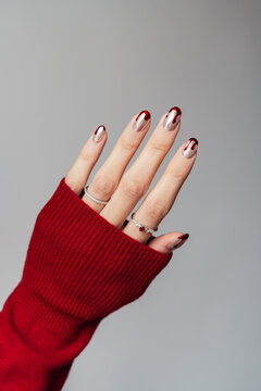 Halloween Blood-Dripping Manicure