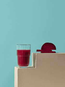Enjoy a refreshing beetroot juice, a delicious and healthy