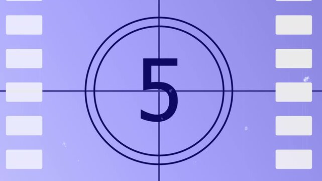 10 second old film countdown dust flicker scratches vintage movie retro suitable for intros, transitions, and classic film projects.