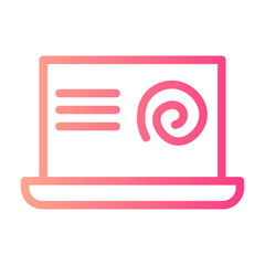 computer gradient icon