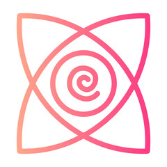 hypnotic gradient icon