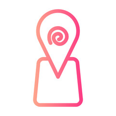 location gradient icon