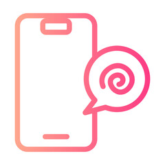 phone gradient icon