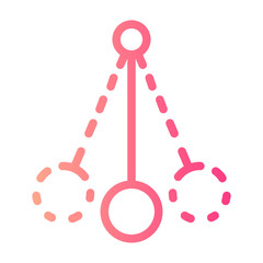 pendulum gradient icon