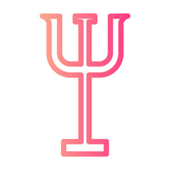 psychology gradient icon