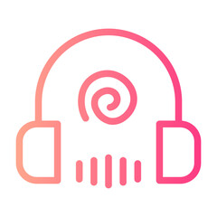 self hypnosis gradient icon