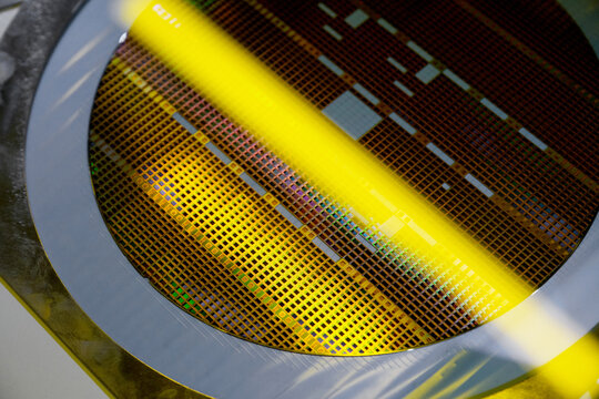 Closeup of wafer texture