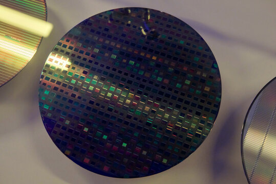 Closeup of wafer texture