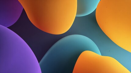 Abstract smooth shape background with flowing curves, soft gradients, and modern minimalist design, perfect for digital artwork, creative projects, presentations, and futuristic visual concepts