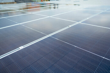 Solar panels providing clean renewable energy and sustainability
