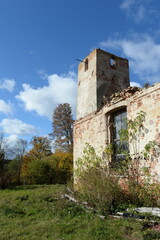 Fototapeta premium Melkemen's Church in the village of Kalinino, Kaliningrad region