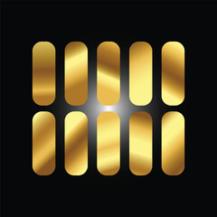 Gold background texture vector icon seamless pattern