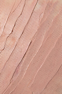 Creamy Texture With Smooth Lines on a Surface in Soft Hues