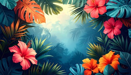 floral background with flowers