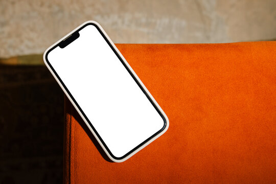 Smartphone with a blank display