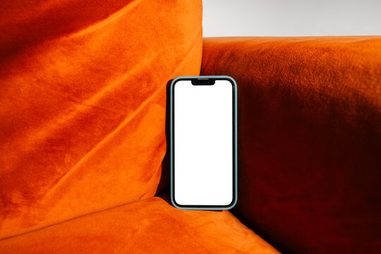 Smartphone with a blank screen