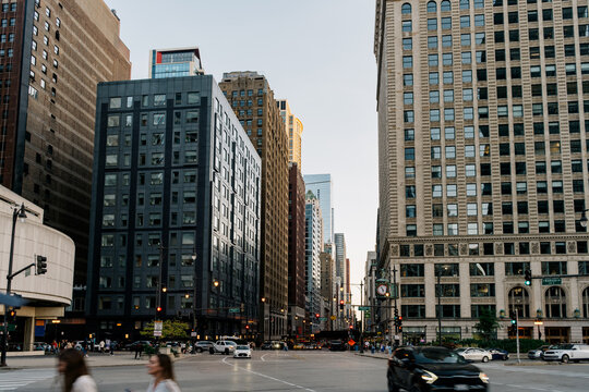 Chicago City Center Traffic