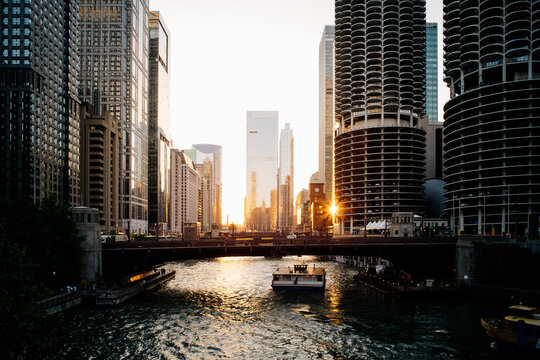 Chicago River Barge