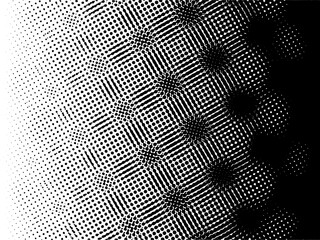 Halftone dots distressed style background featuring black and white comic pattern texture ideal for retro inspired graphic design posters editorial layouts and pop art visuals