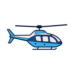 helicopter vector illustration