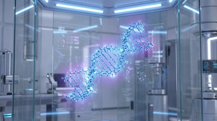 DNA, Genetics and Biotechnology Concept