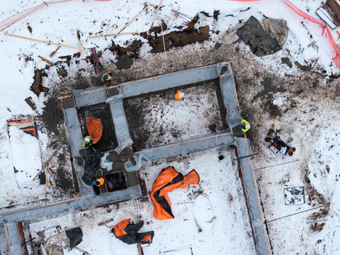 Concrete Pour in winter