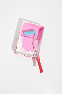 Roller blue and pink Tray