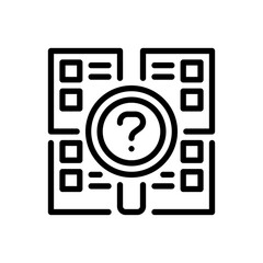 Comparison Line Icon, Outline Symbol for Benchmarking Analysis, Decision Evaluation, Contrast Assessment, Scale Measurement, and Variable Choice. Vector Sign Icon.