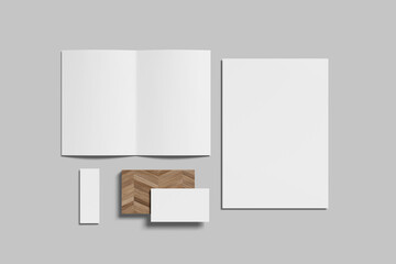 High quality stationery mockup