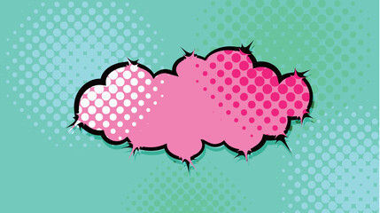 幾何学　抽象的　吹き出し　模様　背景