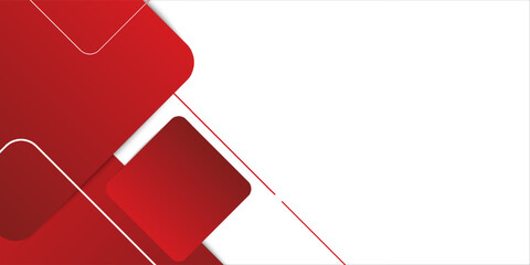 Red and white abstract corporate background