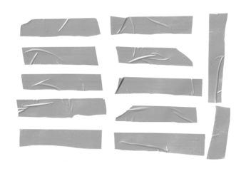 masking tape isolated with clipping path on a white background.