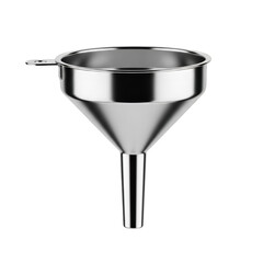 Stainless steel funnel with handle