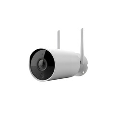 Wireless security camera with dual antenna for home surveillance