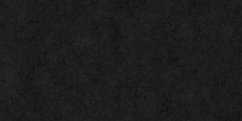 Fototapeta premium Dark black stone wall grunge backdrop texture background. monochrome slate grunge concrete wall black backdrop vintage marbled textured border background.