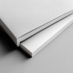 minimal style white paper mockup for Adobe Stock