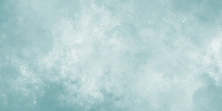  soft and serene green background with white clouds creating a peaceful and calming atmosphere. The gentle gradient of colors and perfect for use in design projects that require a soothing and natural